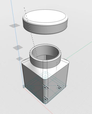 @DeskToys | Bottle + Lid (1x1 Module) (Not Food Safe)